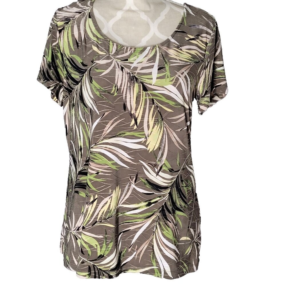 Croft and Barrow Short Sleeve Top Womens PM